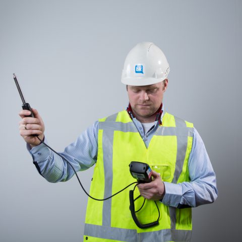 BK ingenieurs vochtmeter Bouwkunde Ronald van den Bout stagebegeleider Chevali Lalta